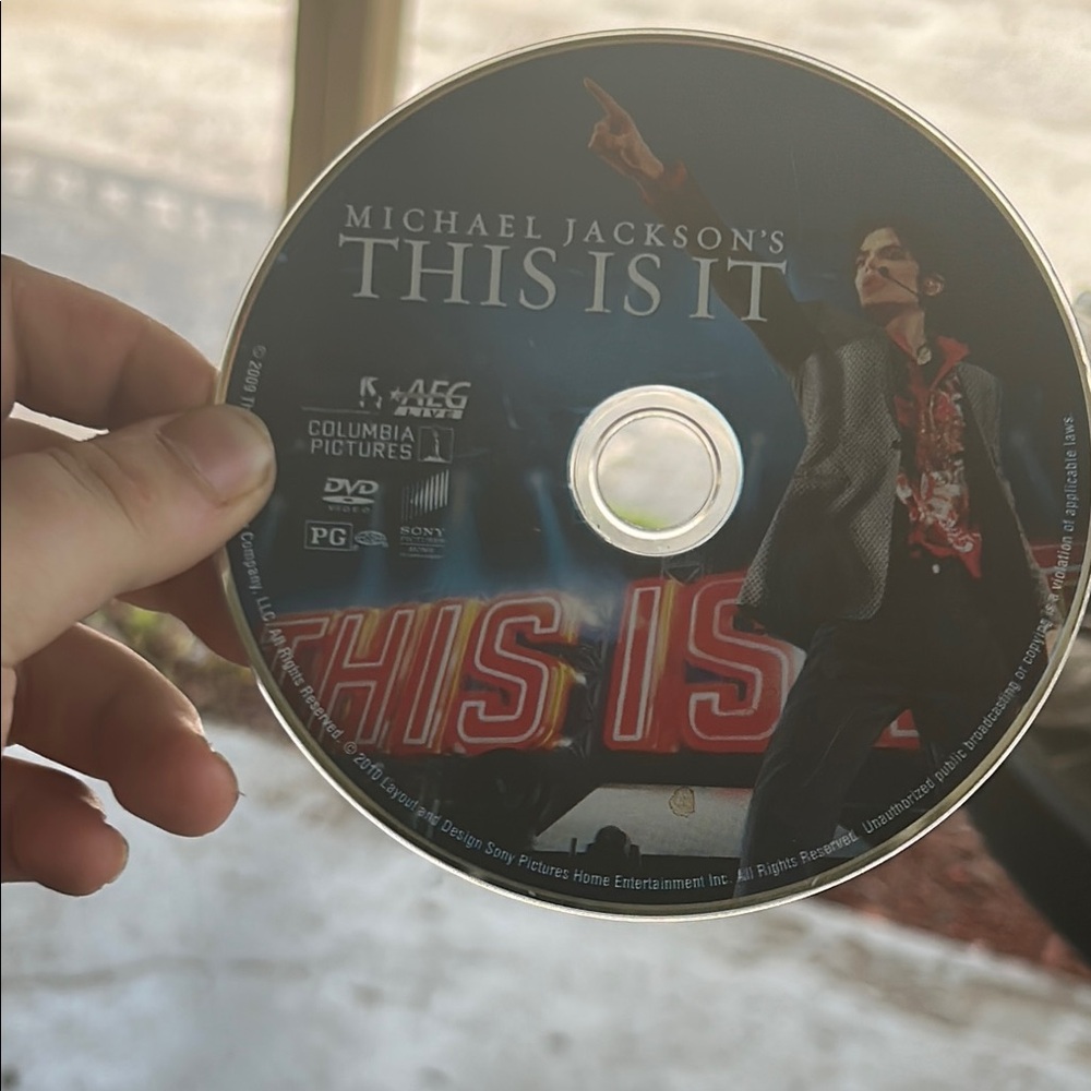 Michael Jackson's This Is It DVD